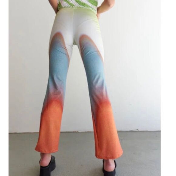 Free People Mandinga Otto Flared Legging Pants-Retro size XS - Picture 3 of 8